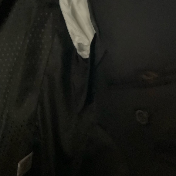 Haggar Black Suit Jacket 38S - Picture 3 of 4